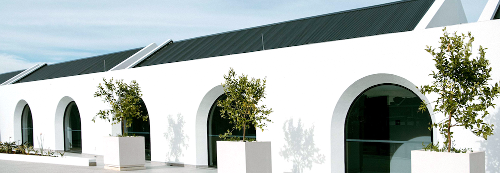 Hazendal Hotel's captivating architecture features stunning arches, a testament to Citra's innovative building technology